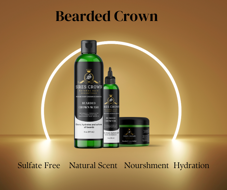 Bearded Crown Complete Grooming Kit - All In One Beard Care Solution