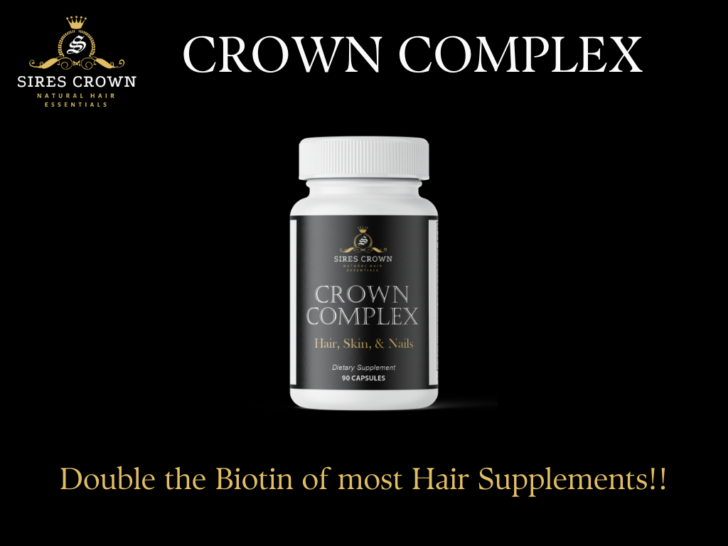 Crown Complex Multi Vitamin - 90 capsules - Hair Growth Supplements with Biotin, Collagen and Horsetail Grass