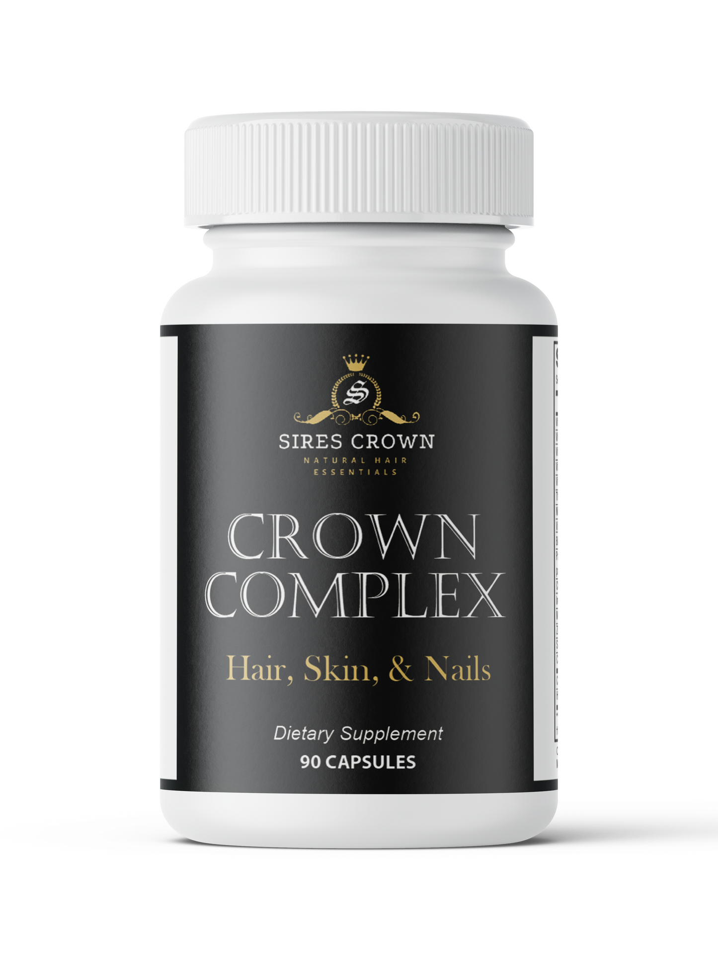 Crown Complex Multi Vitamin - 90 capsules - Hair Growth Supplements with Biotin, Collagen and Horsetail Grass