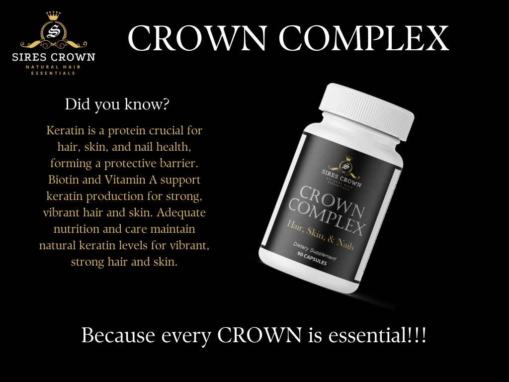 Crown Complex Multi Vitamin - 90 capsules - Hair Growth Supplements with Biotin, Collagen and Horsetail Grass