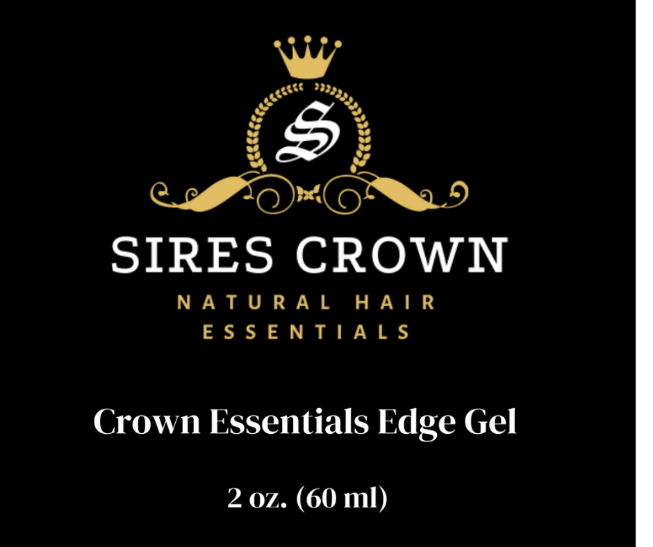 Crown Essentials Gel - 2 oz - Non Flaking Medium Hold Gel with Rosemary and Horsetail Grass