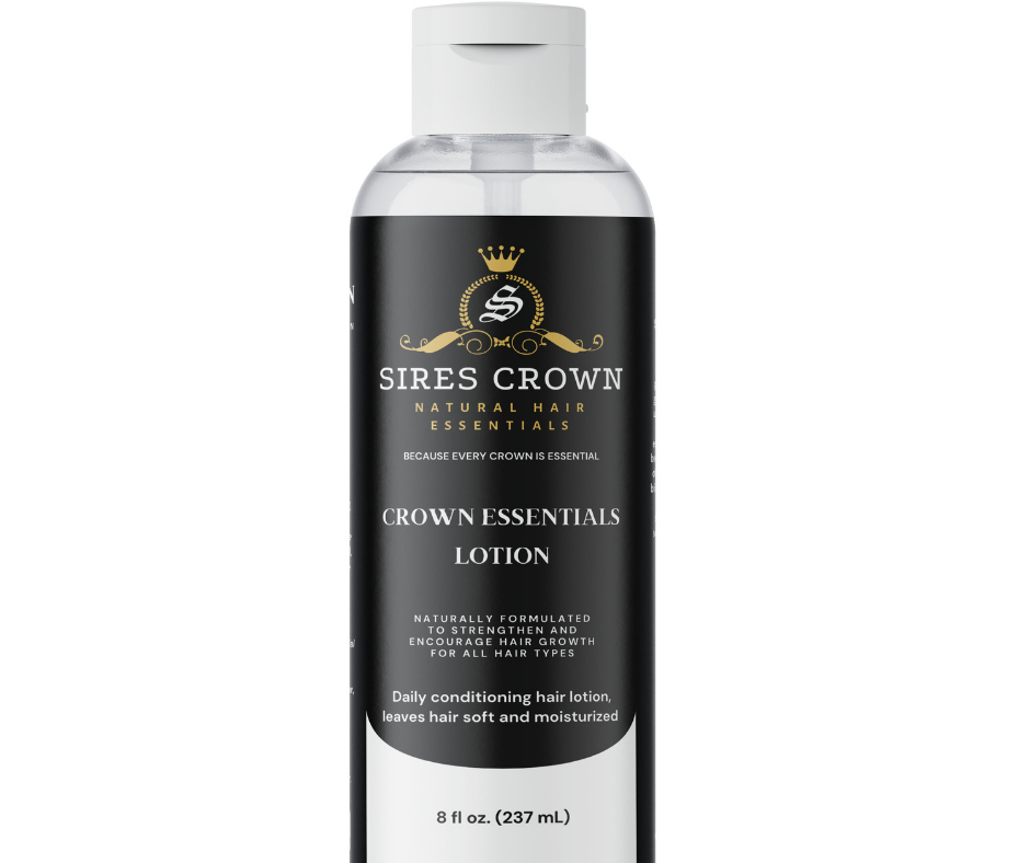 Crown Essentials Lotion -8 oz - Leave In Conditioning Lotion with Aloe and Rosemary