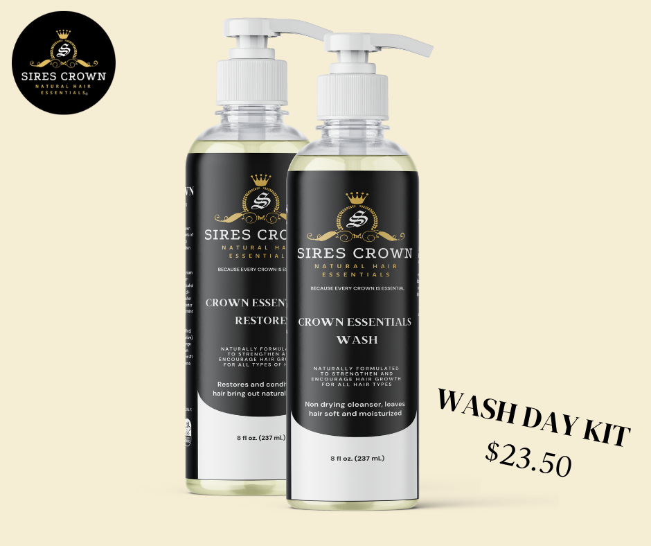 Crown Essentials Restore - 8 oz - Deep Penetrating Conditioner with Aloe, Shea Butter and Vitamin E