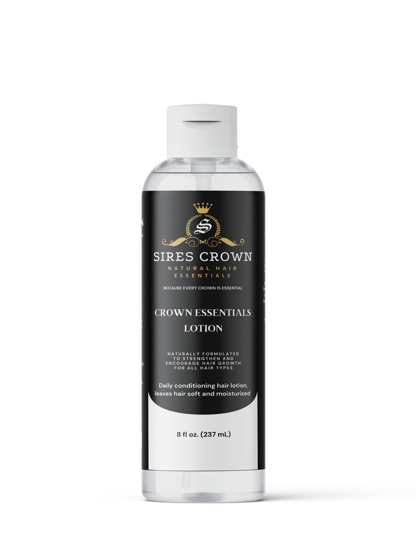 Crown Essentials Lotion -8 oz - Leave In Conditioning Lotion with Aloe and Rosemary