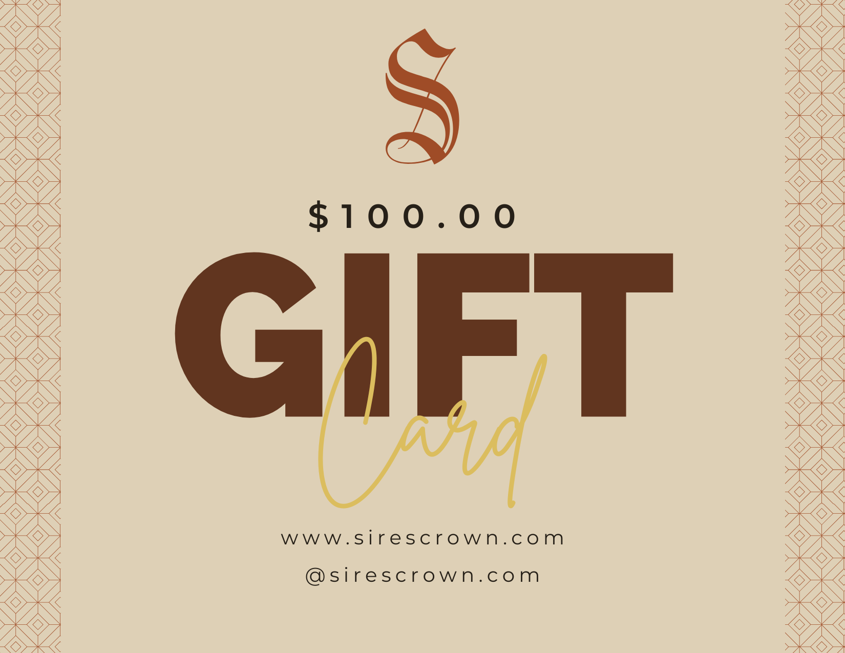 Sires Crown Gift Card