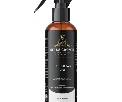 Loc'd Crown Mist - 8 oz - Hydrating Daily Mist with Horsetail Grass and Rosemary Oil