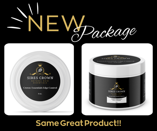 Crown Essentials Edge Control - 4 oz - Long Lasting Non Greasy Extra Firm Hold Edge Control