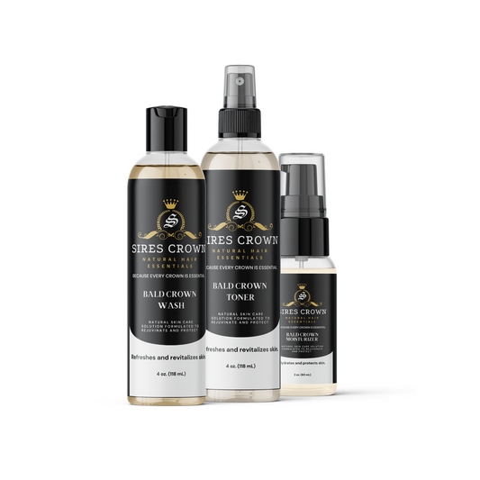 Bald Crown Kit - Wash, Toner and Moisturizer