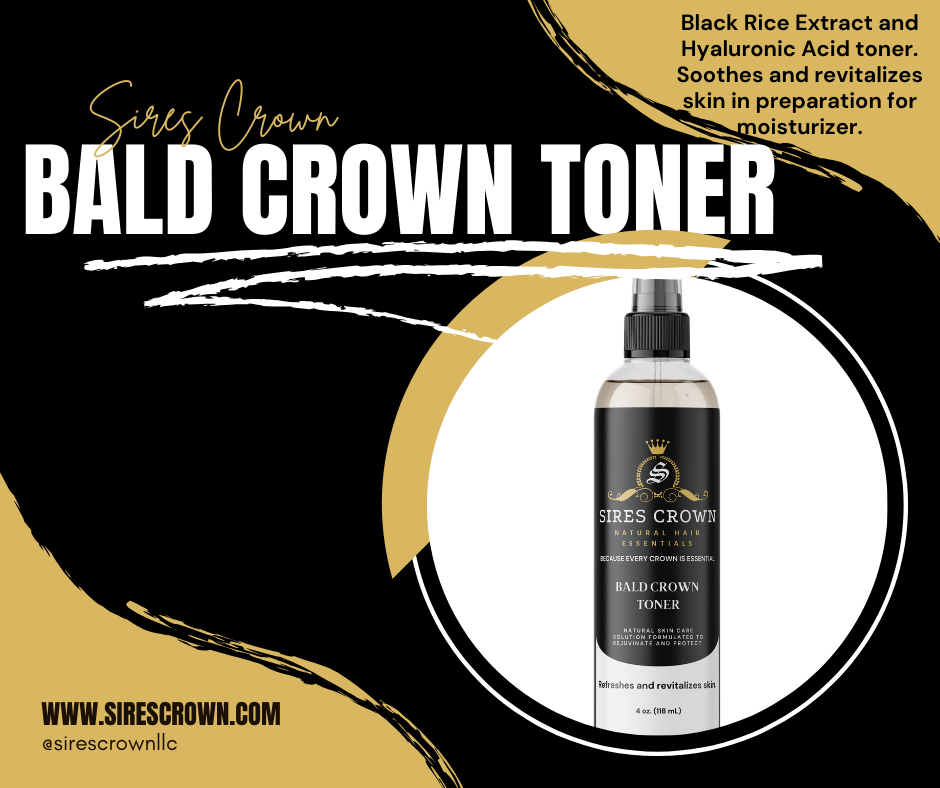 Bald Crown Kit - Wash, Toner and Moisturizer