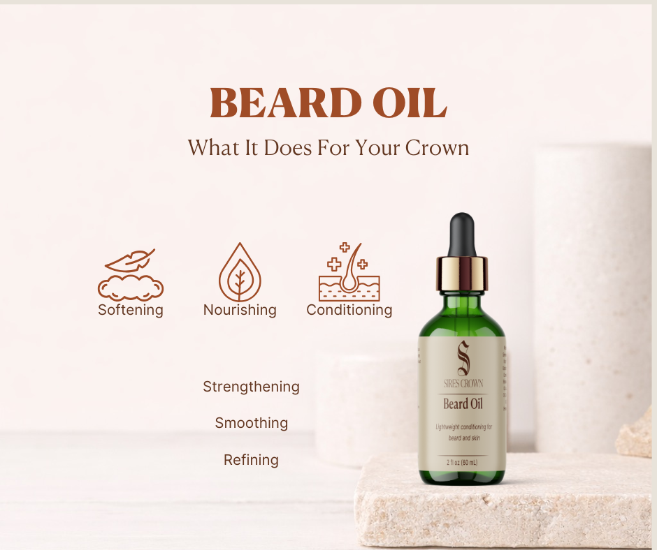 Beard Oil - 2 oz - Nourishing, Growth Promoting Beard Oil with Avocado, Jojoba, Rosemary, and Horsetail Grass