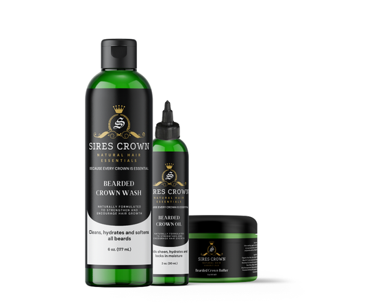 Bearded Crown Complete Grooming Kit - All In One Beard Care Solution