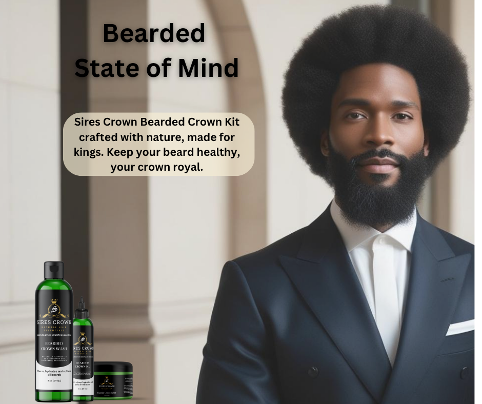 Bearded Crown Complete Grooming Kit - All In One Beard Care Solution