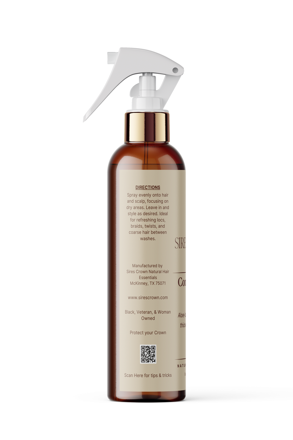Conditioning Mist- 8 oz - Hydrating Daily Leave In Conditioning Mist with Rosemary and Horsetail Grass