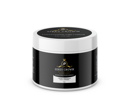 Crown Essentials Edge Control - 4 oz - Long Lasting Non Greasy Extra Firm Hold Edge Control