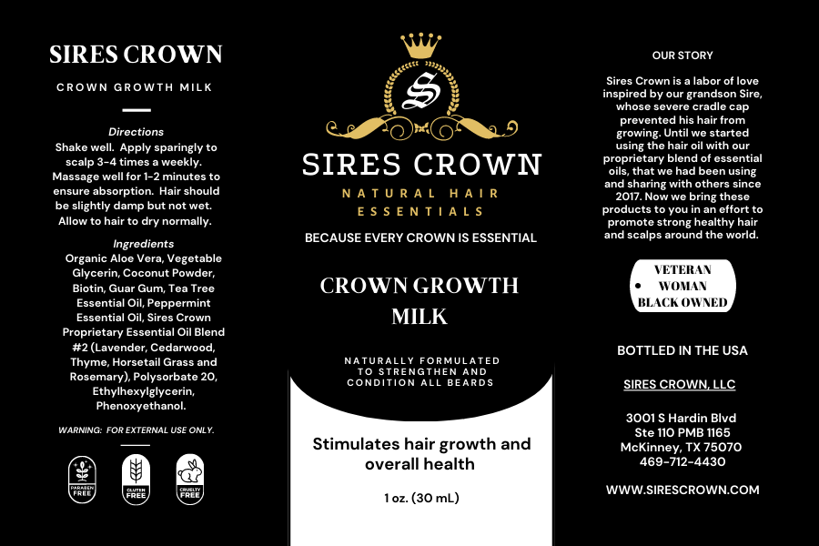 Crown Growth Milk - 2 oz bottle
