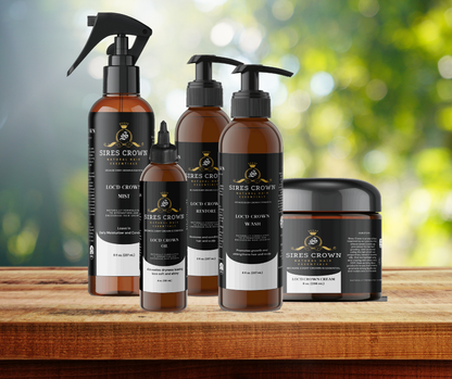 Loc'd Crown Kit - All in One Cleansing, Nourishing and Revitalizing Kit for Locs, Braids and Twist