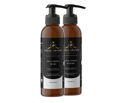 Loc'd Crown Kit - All in One Cleansing, Nourishing and Revitalizing Kit for Locs, Braids and Twist