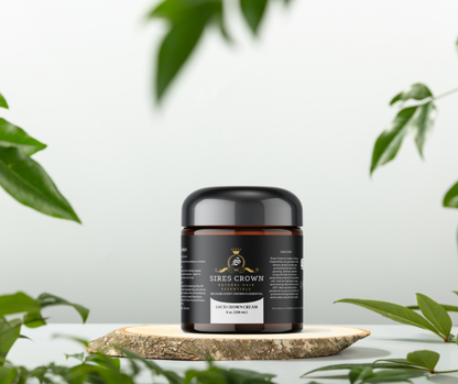 Loc'd Crown Cream - 8 oz - Nourishing Hairstyling Cream with Rosemary and Horsetail Grass