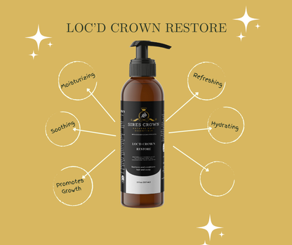 Loc'd Crown Restore - 8 oz - Hydrating Conditioner with Aloe and Vitamin E