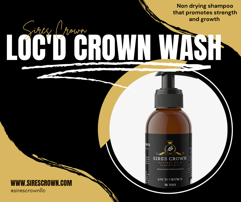 Sires Crown Natural Hair Essentials Shampoo for Loc's, Braids and Twist