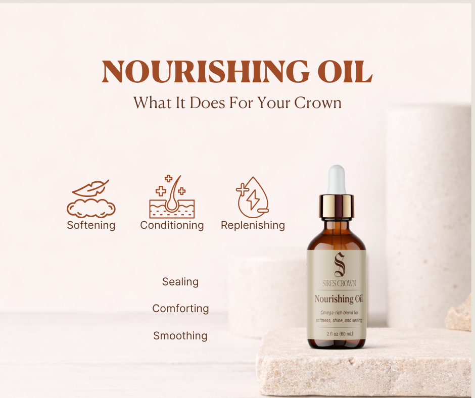 Nourishing Oil - 4 oz - Nourishing Hair and Scalp Oil, Rosemary and Horsetail Grass Oils