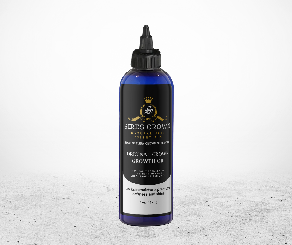 Original Crown Growth Oil - 4 oz - All Natural Hair Growth Oil with Rosemary and Horsetail Grass