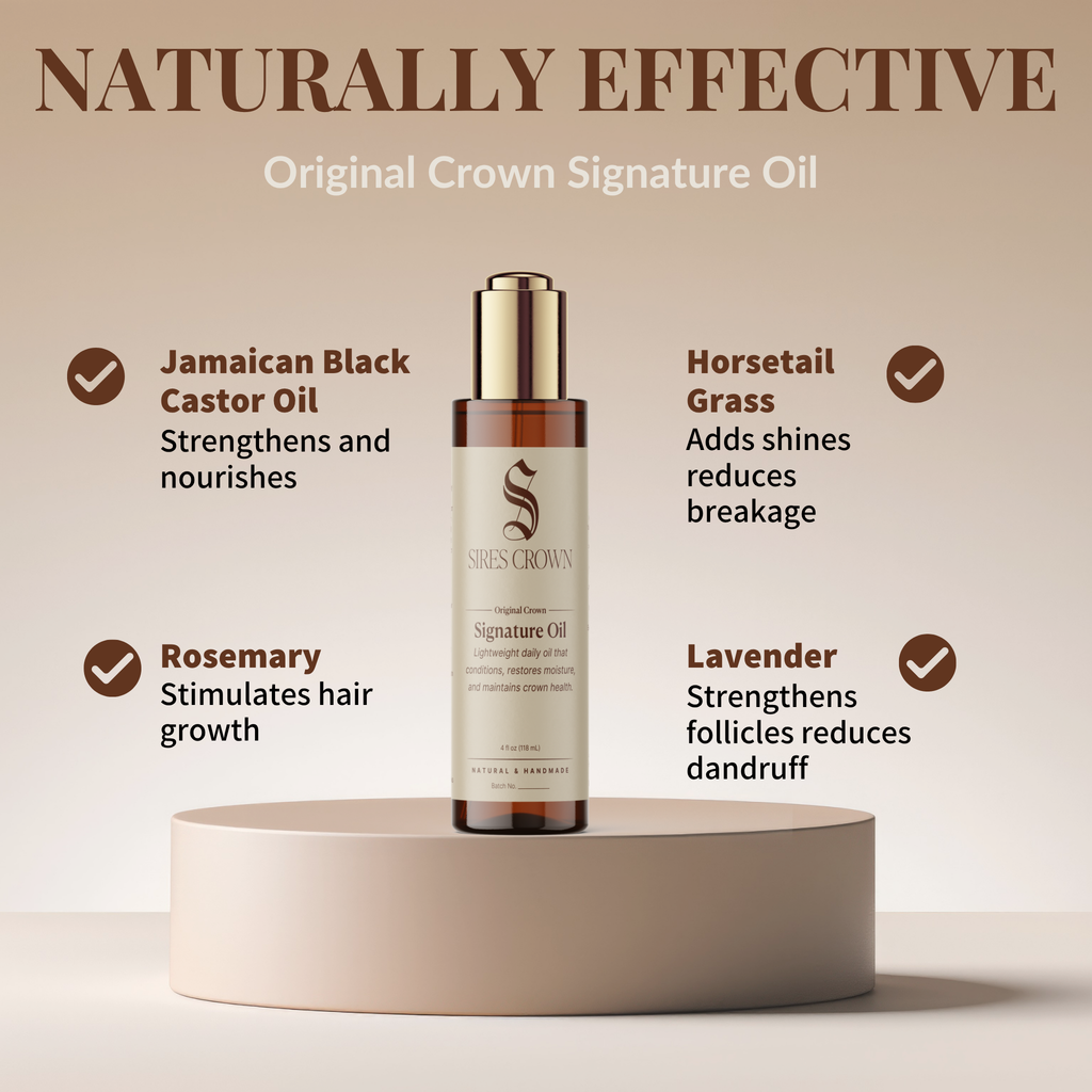 Original Crown Signature Oil - 4 oz – (Formerly Original Crown Growth Oil)