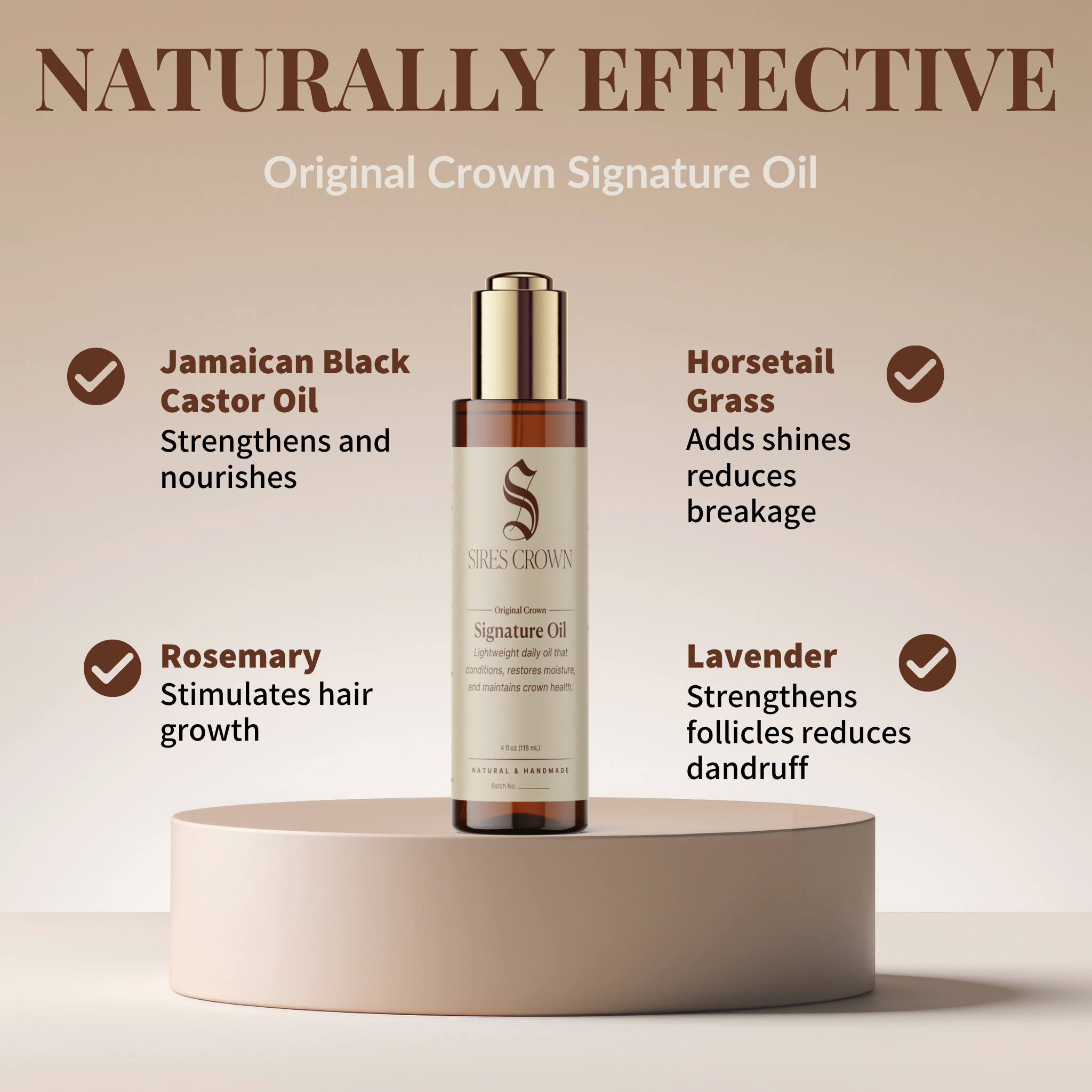 Original Crown Signature Oil - 4 oz – (Formerly Original Crown Growth Oil)
