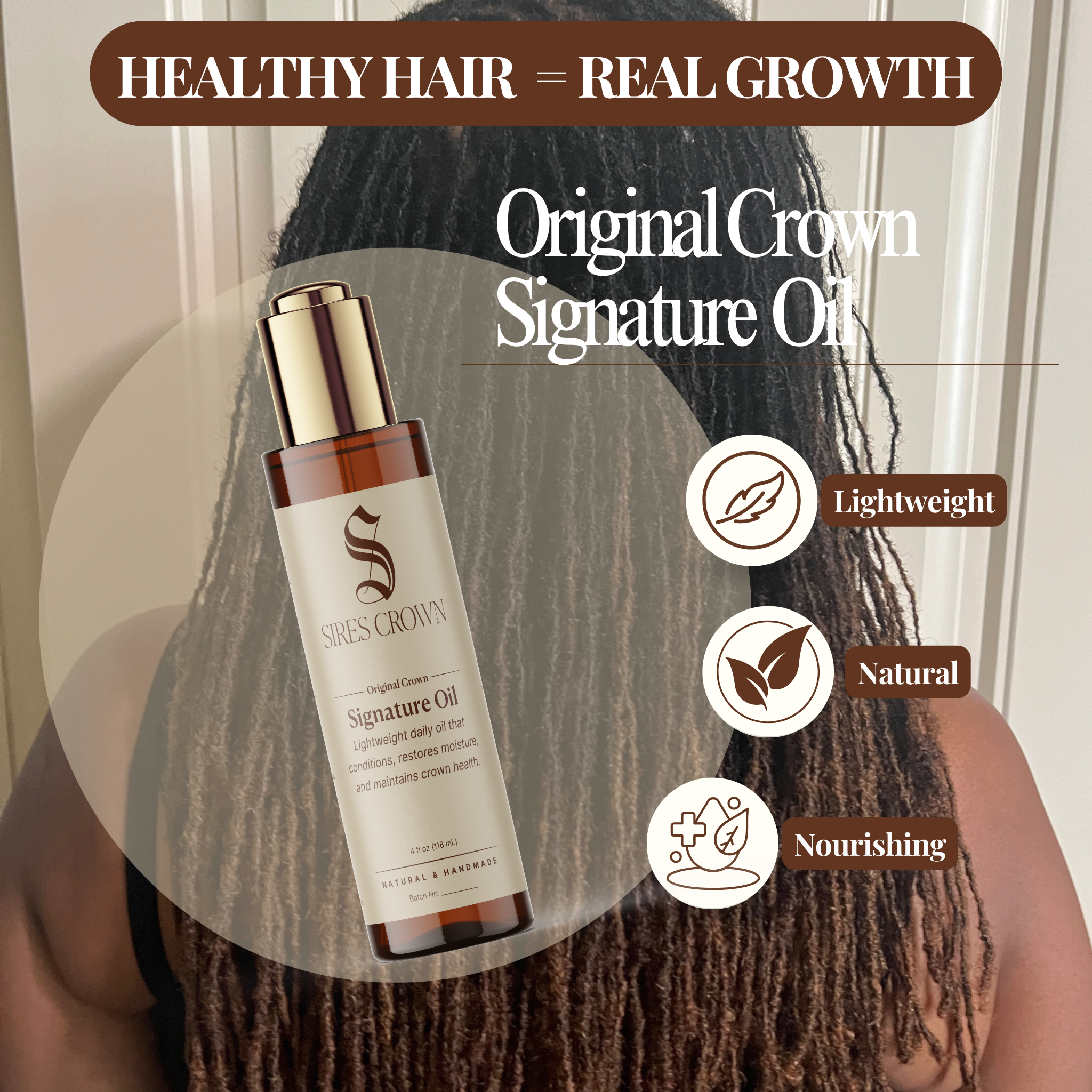 Original Crown Signature Oil - 4 oz – (Formerly Original Crown Growth Oil)
