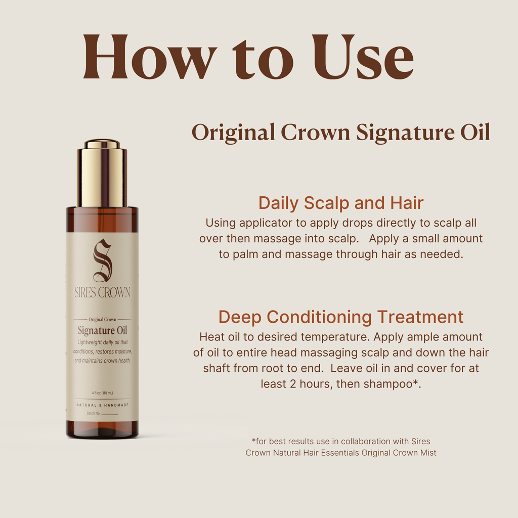 Original Crown Signature Oil - 4 oz – (Formerly Original Crown Growth Oil)