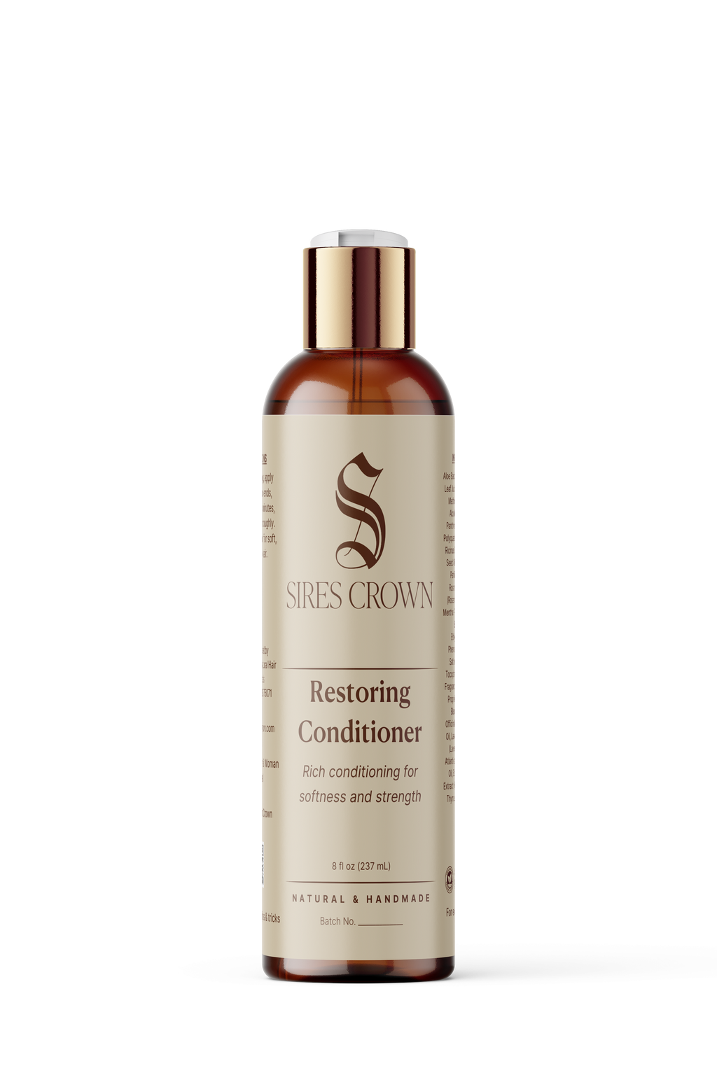 Restoring Conditioner - 8 oz - Hydrating Conditioner with Aloe and Vitamin E