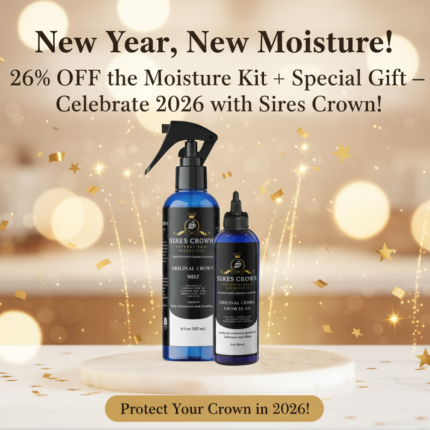 Moisture Kit: Original Crown Mist + Original Crown Growth Oil (Limited New Year’s Bundle)