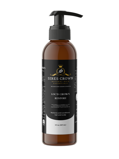 Loc'd Crown Restore - 8 oz - Hydrating Conditioner with Aloe and Vitamin E