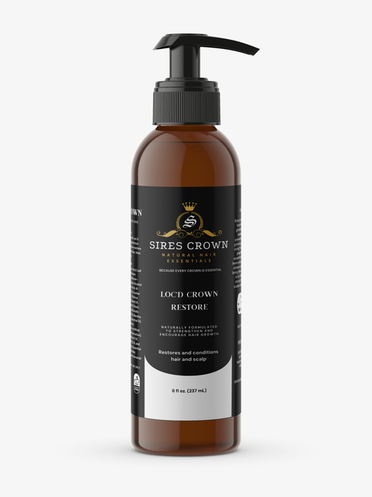 Loc'd Crown Restore - 8 oz - Hydrating Conditioner with Aloe and Vitamin E